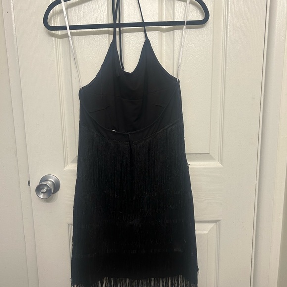 Lulus black fringe dress - Picture 4 of 7